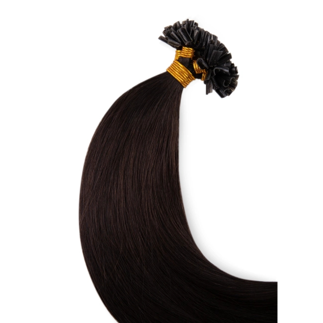 Włosy naturalne doczepiane na keratynę 60cm 0,8g 20 sztuk - kolor #1B