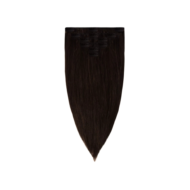 Włosy naturalne doczepiane Clip In 50cm 70 gram - kolor #1B