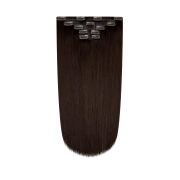 Włosy naturalne doczepiane Seria MAGIC Bezszwowe Ukryte Clip In 40cm 90 gram - Kolor #2 Brąz