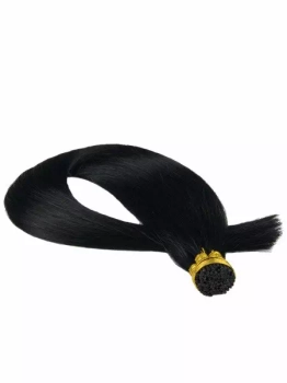 Włosy naturalne doczepiane na ringi 40cm 0,6g - kolor #1