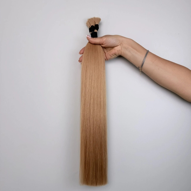 Włosy naturalne doczepiane Seria MAGIC Surowa kitka 50cm 25g - Kolor #16 Ciemny Blond
