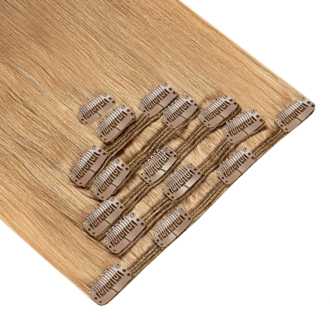 Włosy naturalne doczepiane Clip In 50cm 140 gram - kolor #27