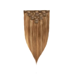 Włosy naturalne doczepiane Clip In 50cm 100 gram - kolor #20/14 Baleyage