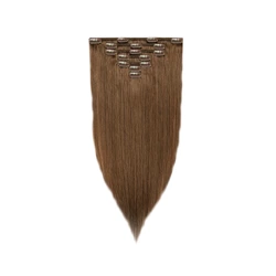 Włosy naturalne doczepiane Clip In 50cm 140 gram - kolor #8