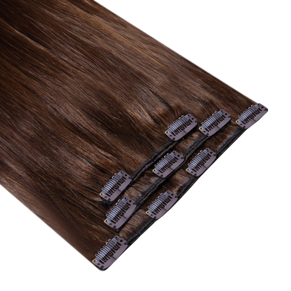 Włosy naturalne doczepiane Clip In 40cm 35 gram - kolor #4