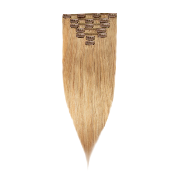 Włosy naturalne doczepiane Clip In 60cm 140 gram - kolor #18/22 Baleyage