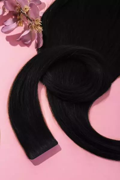 Włosy naturalne doczepiane Seria MAGIC Invisible Tape On 40cm - Kolor #1