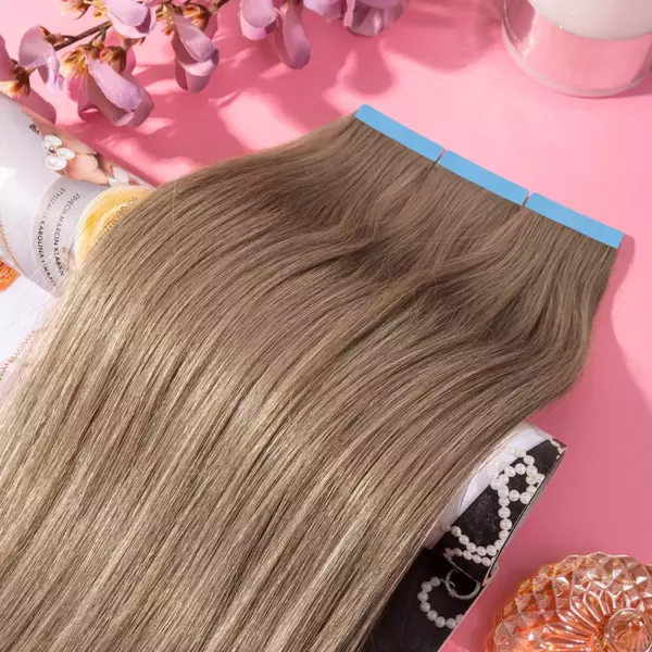 Włosy naturalne doczepiane Seria MAGIC Tape On Kanapki 50cm - Kolor #10