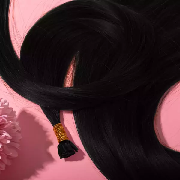 Włosy naturalne doczepiane Seria MAGIC Ultradźwięki Flat 50cm 0,8g 20szt - Kolor #1