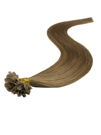 Włosy naturalne doczepiane na keratynę 40cm 0,4g 20 sztuk  - kolor #12