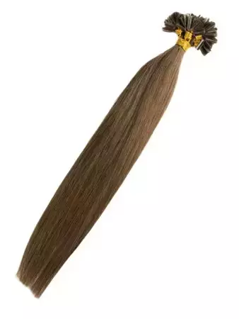 Włosy naturalne doczepiane na keratynę 40cm 0,6g 20 sztuk  - kolor #4