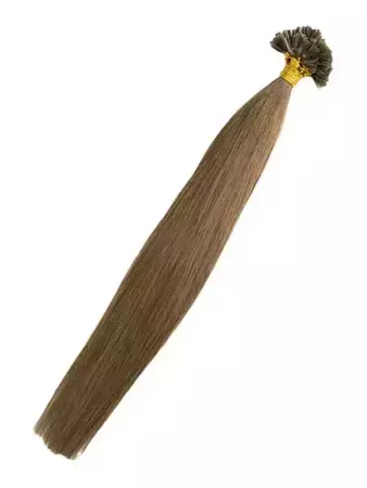 Włosy naturalne doczepiane na keratynę 40cm 0,6g 20 sztuk  - kolor #6