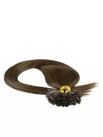 Włosy naturalne doczepiane na keratynę 50cm 0,8g 20 sztuk - kolor #6