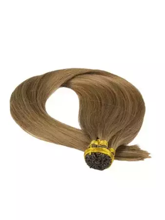 Włosy naturalne doczepiane na ringi 50cm 0,8g - kolor #12