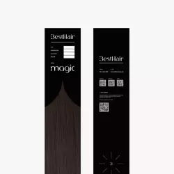 Włosy naturalne doczepiane Seria MAGIC Nanoringi Light 50cm 0,8g 20szt - Kolor #2